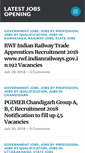 Mobile Screenshot of latestjobsopening.com